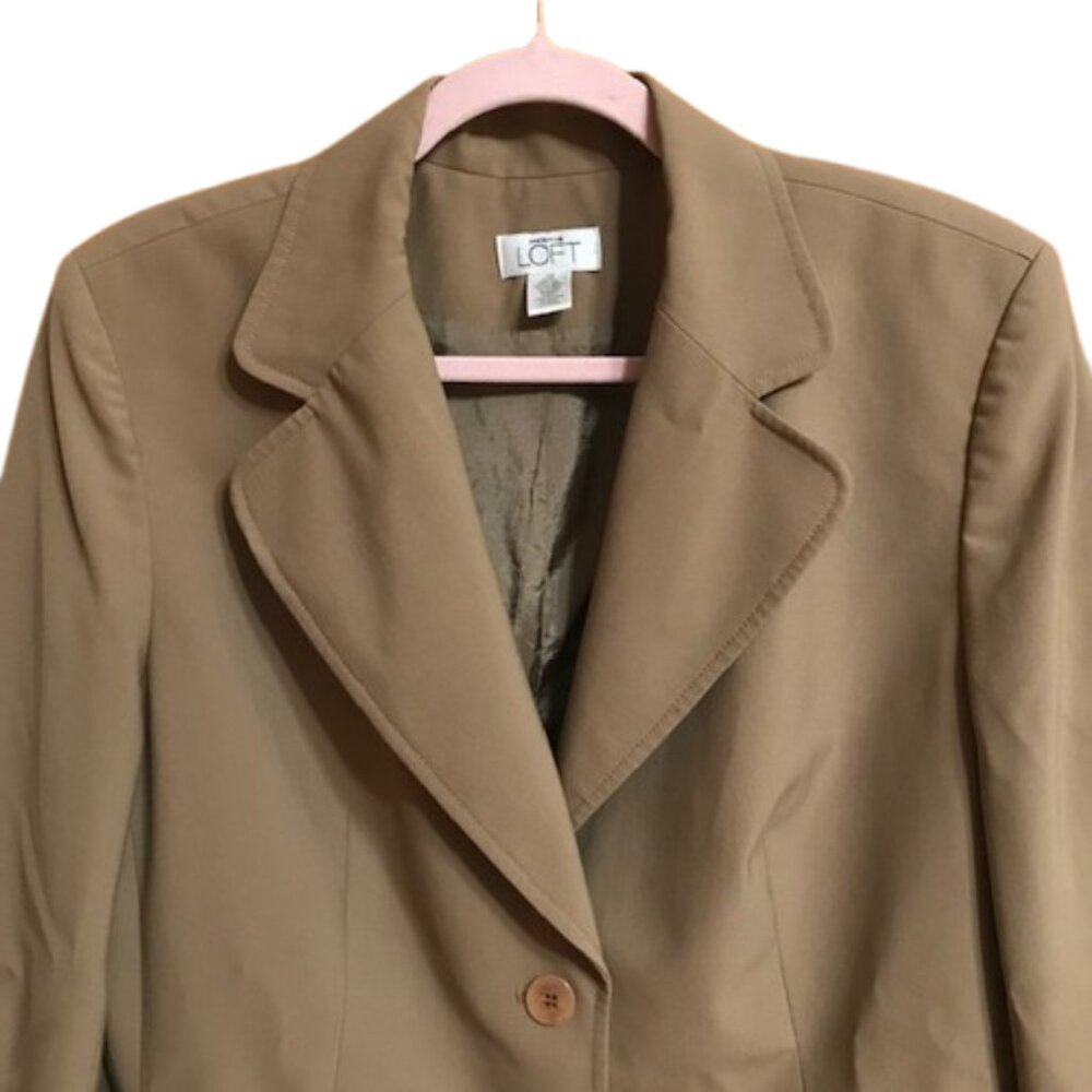 LOFT Tan Blazer Jacket - Picture 2 of 7